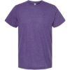 Custom Unisex Poly-Rich T-Shirt Heather Purple