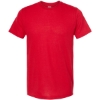 Custom Unisex Poly-Rich T-Shirt Red