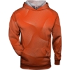 Custom Youth Warp Hooded Long Sleeve T-Shirt Burnt Orange