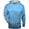 Custom Youth Warp Hooded Long Sleeve T-Shirt Columbia Blue