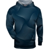 Custom Youth Warp Hooded Long Sleeve T-Shirt Navy