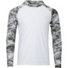 Custom Mens Biloxi Performance Colorblocked Hooded Long Sleeve T-Shirt Manta