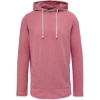 Custom Unisex Miles Slub Hooded Long Sleeve T-Shirt Orchid Ice