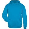 Custom Youth Performance Fleece Hooded Sweatshirt Electric Blue