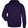 Custom Youth Performance Fleece Hooded Sweatshirt Purple
