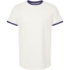 Custom Unisex Fine Jersey Ringer T-Shirt Vintage White/ Inked India