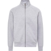 Custom Mens Vintage Fleece Track Jacket Heather Gray