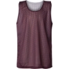 Custom Youth Pro Mesh Reversible Tank Top Maroon/ White