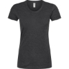 Custom Womens Tri-Blend T-Shirt Graphite Tri Blend