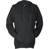 Custom Unisex Beach Full-Zip Hooded Long Sleeve T-Shirt Heather Charcoal