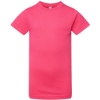 Custom Girls Fine Jersey Tee Hot Pink