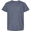 Custom Youth Poly-Rich T-Shirt Heather Navy