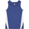 Custom Youth Stride Singlet Royal/ White