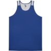 Custom Youth Ventback Singlet Royal/ White