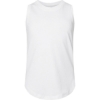 Custom Girls Relaxed Fine Jersey Tank White
