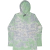 Custom Unisex Tie-Dyed Hooded Long Sleeve T-Shirt Slushy