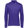 Custom Mens Attain Color Secure® Performance Quarter-Zip Pullover Purple