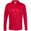 Custom Mens Attain Color Secure® Performance Quarter-Zip Pullover Red
