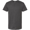 Custom Unisex Heavyweight Jersey T-Shirt Heather Charcoal