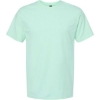 Custom Unisex Heavyweight Jersey T-Shirt Light Mint