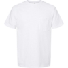 Custom Unisex Heavyweight Jersey Pocket T-Shirt White