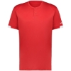 Custom Youth On The Rise Two Button Jersey Red/ White