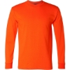 Custom Unisex Union-Made Long Sleeve T-Shirt Orange