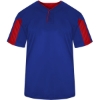 Custom Youth Striker Placket Royal/ Red