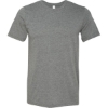 Custom Unisex USA-Made Jersey Tee Deep Heather