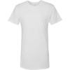 Custom Mens Long Body Urban Tee White