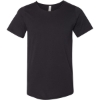 Custom Unisex Raw Neck Tee Black