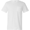 Custom Mens Jersey Pocket Tee White