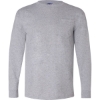 Custom Unisex Union-Made Long Sleeve Pocket T-Shirt Dark Ash