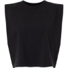Custom Womens Garment-Dyed Heavyweight Muscle Tee True Black