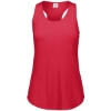Custom Girls Lux Triblend Tank Top Red Heather