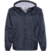 Custom Unisex Hooded Coachs Jacket Navy