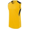 Custom Womens Dynamite Jersey Athletic Gold/ Black/ White