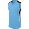 Custom Womens Dynamite Jersey Columbia Blue/ Black/ White