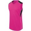 Custom Womens Dynamite Jersey Raspberry/ Black/ White
