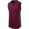 Custom Girls Dynamite Jersey Maroon/ Black/ White