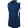 Custom Girls Dynamite Jersey Navy/ Silver Grey/ White