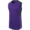 Custom Girls Dynamite Jersey Purple/ Black/ White