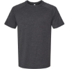 Custom Mens Heather CVC Raglan Tee Dark Grey Heather