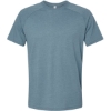 Custom Mens Heather CVC Raglan Tee Heather Slate