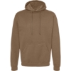 Custom Unisex Fleece Hooded Sweatshirt Light Brown