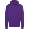 Custom Unisex Fleece Hooded Sweatshirt Purple