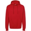 Custom Unisex Fleece Hooded Sweatshirt Red