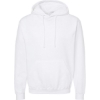 Custom Unisex Fleece Hooded Sweatshirt White