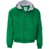 Custom Unisex Fleece Lined Hooded Jacket Kelly