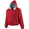 Custom Youth Hooded Taffeta Jacket Red
